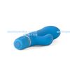 Vibrador con estimulador de clitoris de suave textura